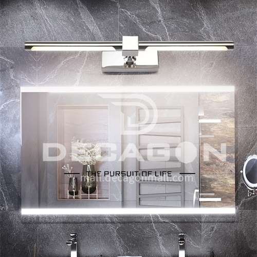 Bathroom Mirror Cabinet Simple American Dressing Table LED Mirror Front Light-JS-7720